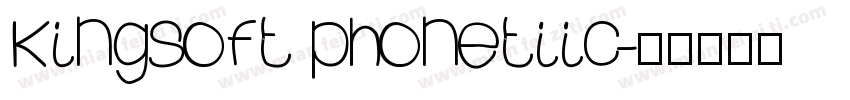 Kingsoft Phonetiic字体转换
